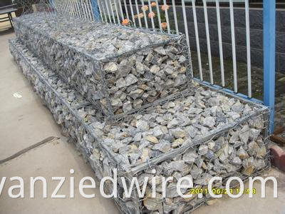 2*1*1m Galvanized Gabion Box, PVC Gabion Basket For Sell